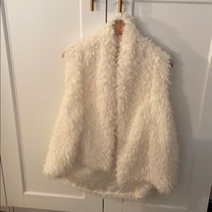Faux fur vest